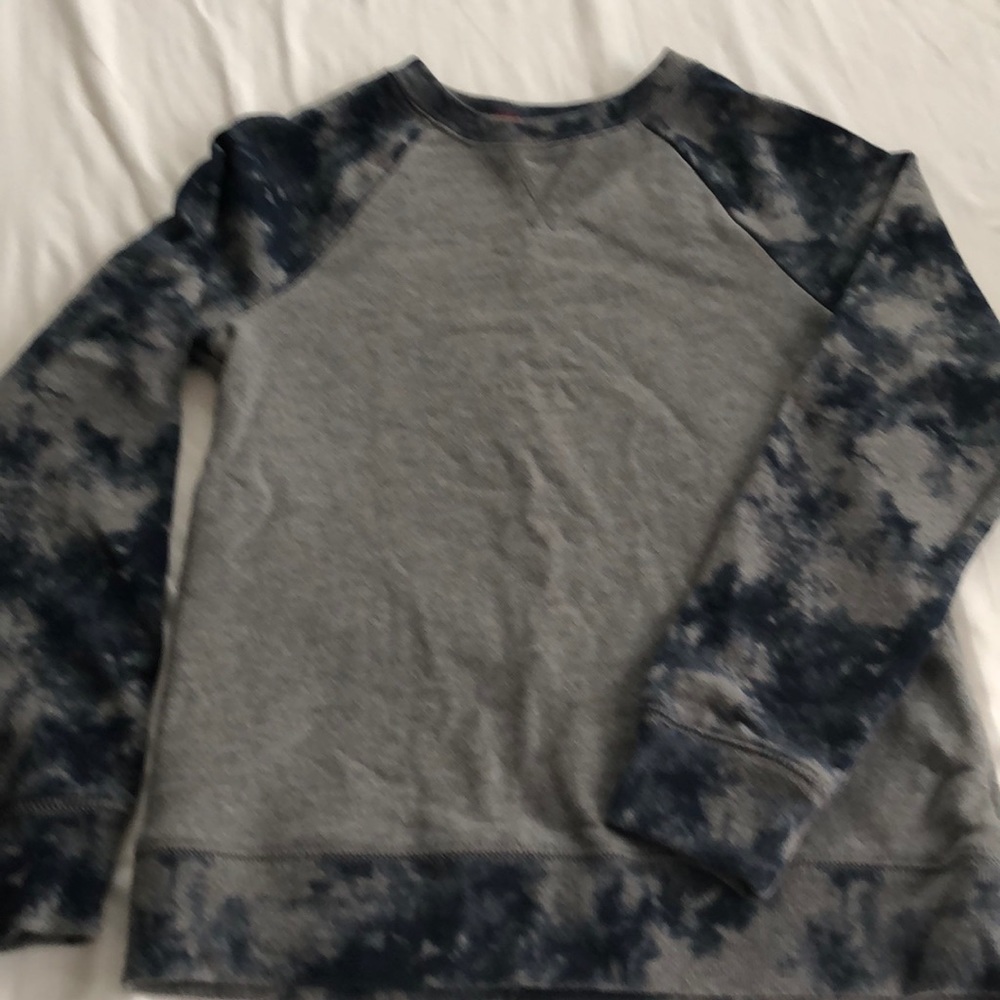 Cherokee crew sweatshirt with Tie dye sleeves